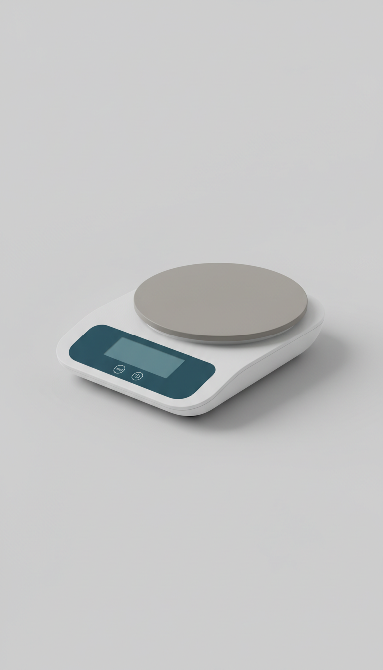 Digital Kitchen Scale with Glass Top